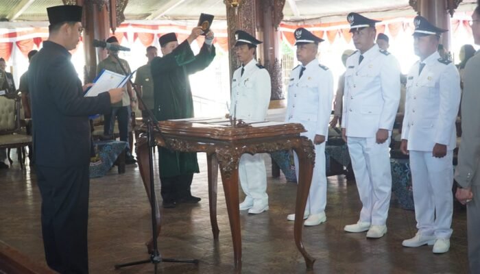 RESMI, Petinggi PAW 4 Desa Dilantik Bupati Jepara, Jabat Hingga 2027