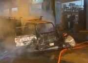 Kebakaran Mobil, Seorang Sopir di Jepara Alami Luka Bakar