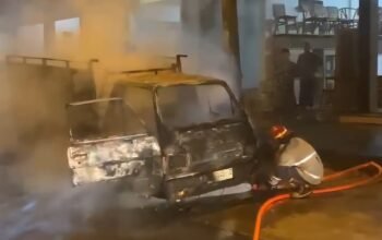 Kebakaran Mobil, Seorang Sopir di Jepara Alami Luka Bakar
