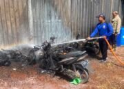 Kebakaran Pabrik Sepatu di Jepara, Enam Kendaraan Bermotor Terbakar, Kerugian Ditaksir Rp100 Juta